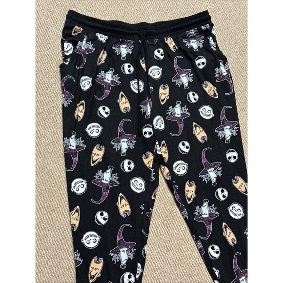 Nightmare Before Christmas Lounge Pants jogger  XL Sleepwear Disney Tim Burton - Picture 2 of 15